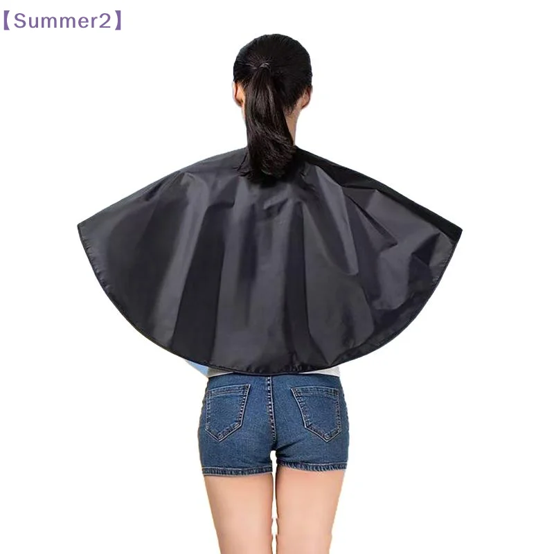 

【Xia2】Extra Large Hair Cutting Collar Waterproof Dye Cape Barber Cloth Hairdressing Hair Gown Perm Baking Oil Haircut Collar{S}
