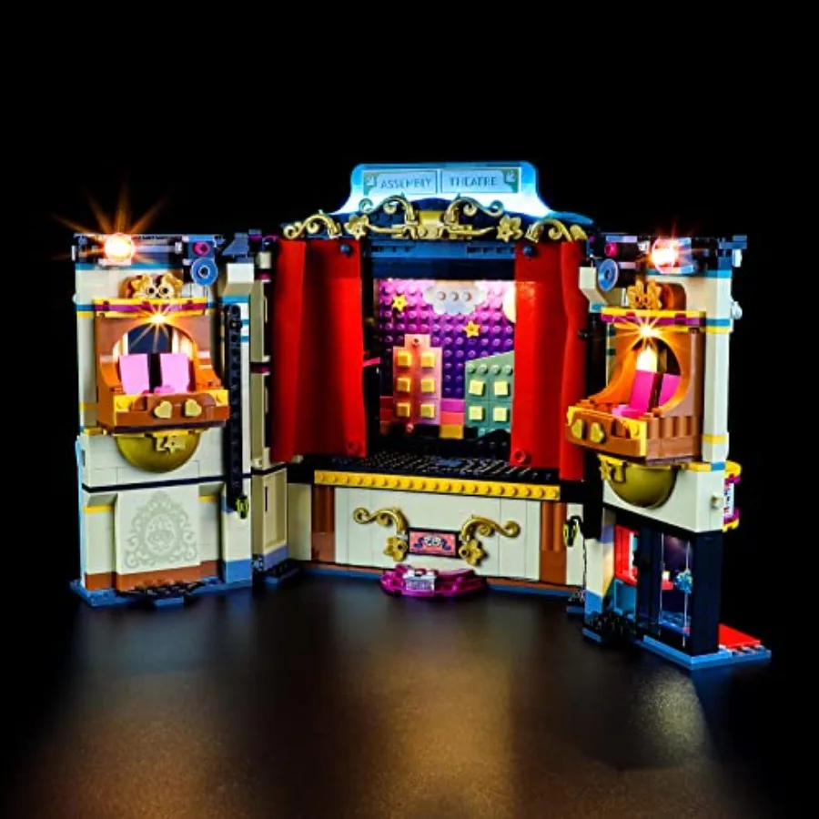 

Led Lighting Kit for -41714 Andrea's Theater School - Compatible with Friends Building Blocks Model- Not Include The Set