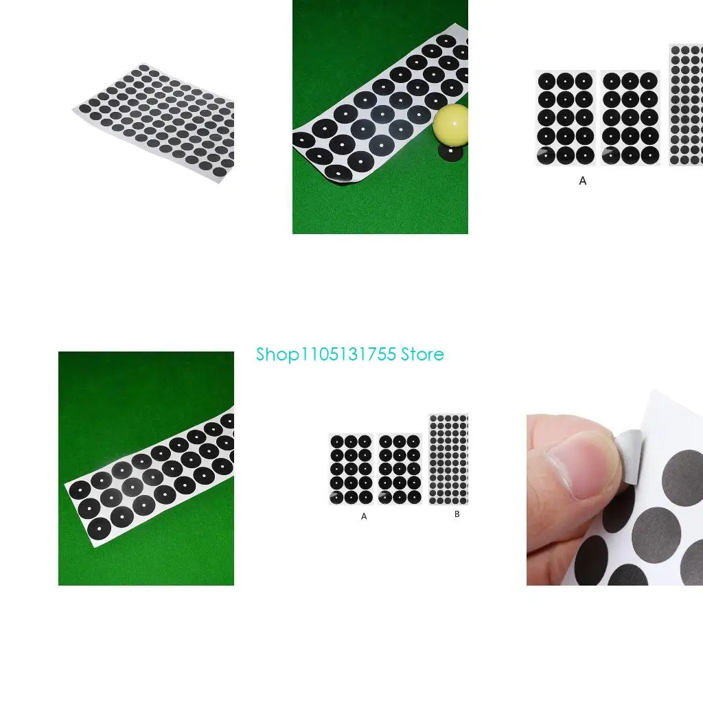 

K0EF Table Marker Dots Pool Position Marker Sticker Set for Billiards Practice