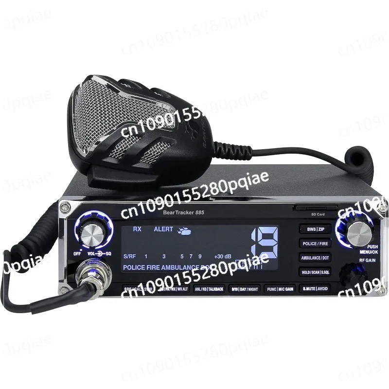 BEARTRACKER 885 Hybrid Full-Featured CB Radio + Digital TrunkTracking Police/Fire/Ambulance/DOT Scanner W