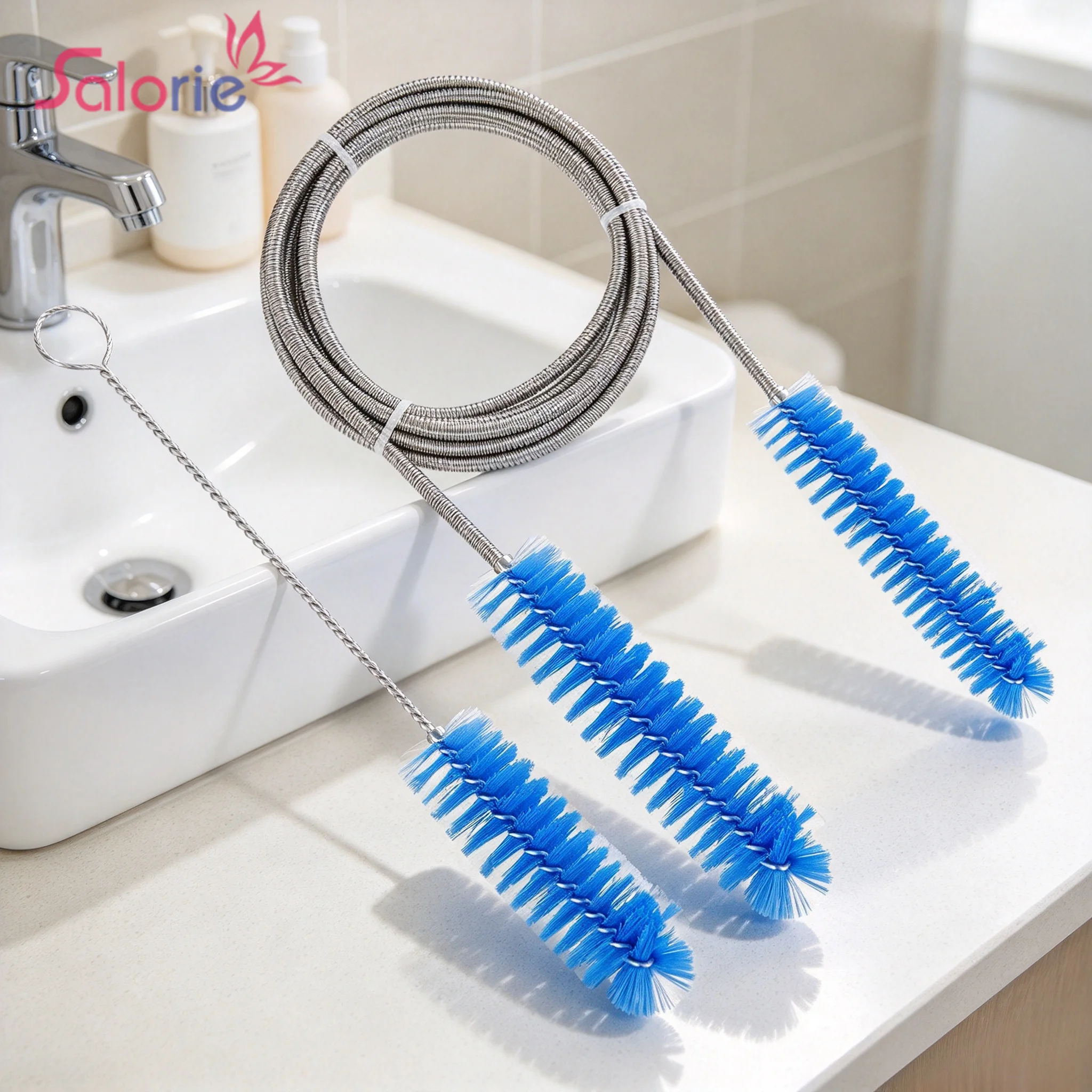 1 set 2 Heads CPAP Mask & Hose Cleaning Brush CPAP Cleaner Brush Supplies For Standard 15mm 19mm Diameter Tube Accessories