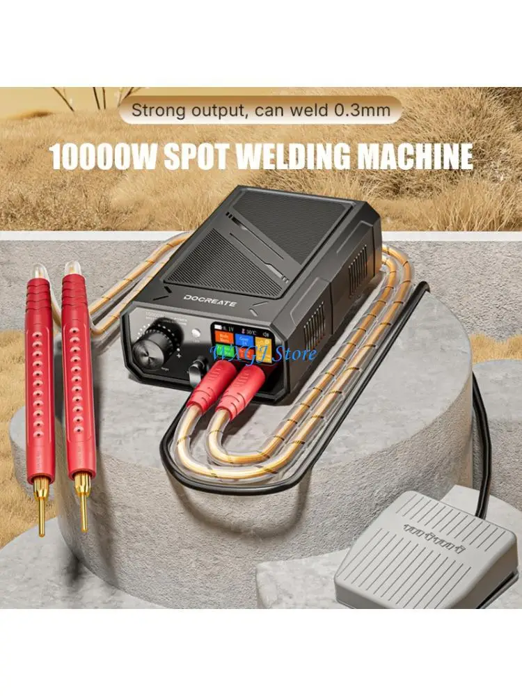 

Портативный сварочный аппарат 37JE мощностью 10000 Вт с двойным импульсом, автоматический ручной ЖК-дисплей для сварки на