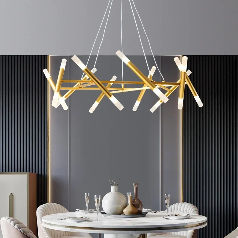 Nordic Simplicity LED Chandelier for Living Dining Room KITCHEN ISLAND Food Tables Pendant Light Home Decor Lusters Luminaires