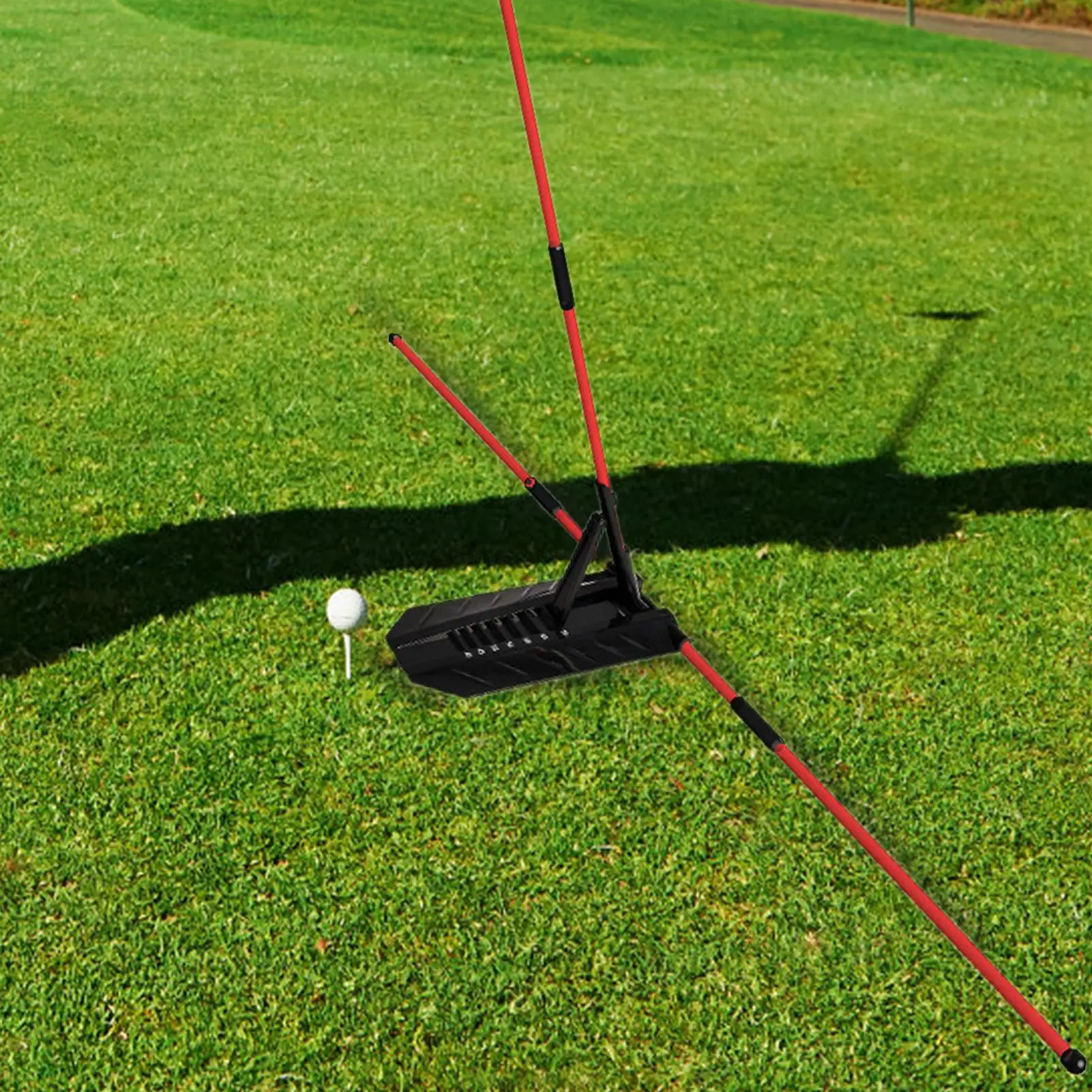 Bastone per Allineamento Golf, Supporto per Bastone da Golf, Piastra per Allenamento Swing, Correttore di Angolo e Postura per Swing, Ausilio per la Correzione delle Posture