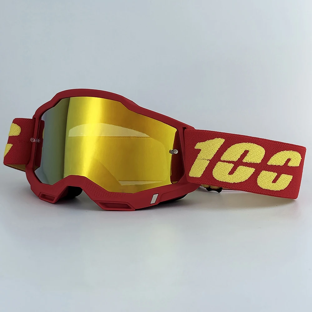 100 نظارات للدراجات النارية نظارات موتوكروس خوذة MX موتو الترابية دراجة ATV التزلج الرياضة في الهواء الطلق الزجاج سكوتر Googles قناع #2