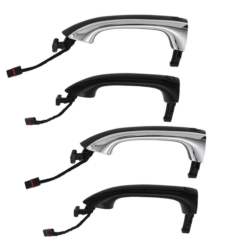 4Pcs/Set Front&Rear Left Right Door Handle For Mercedes-Benz W164 ML500 X164 GL450 W251 06-12 A1647600370 A1647600470