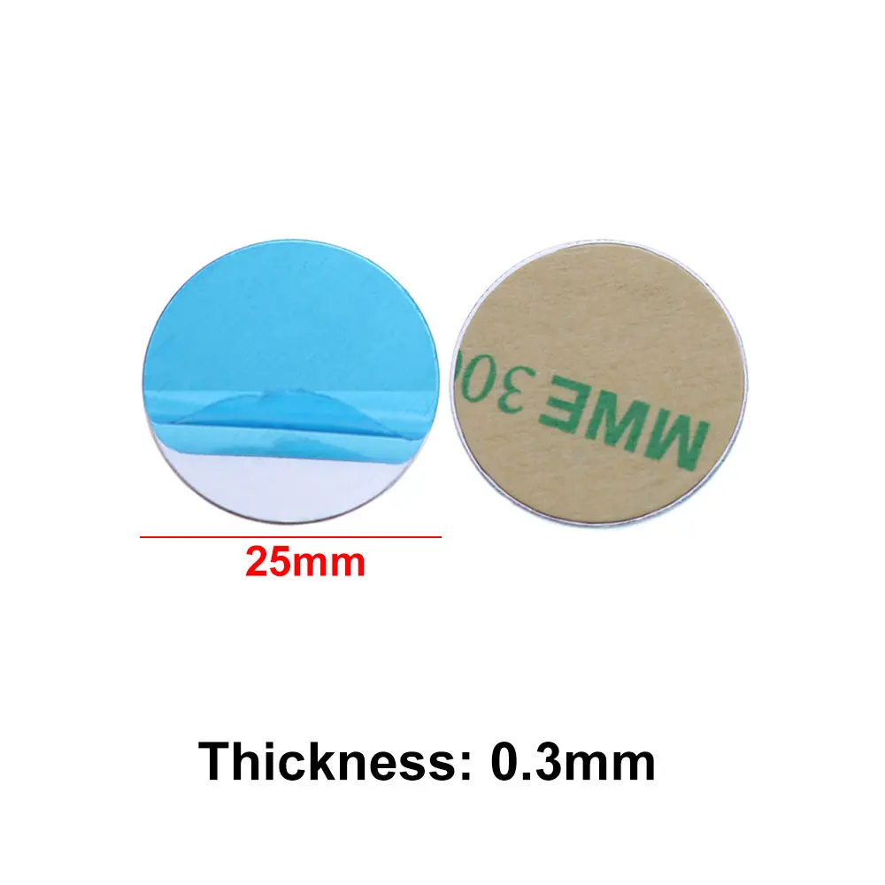 JCD 10 stücke Silber Magnetische Metall Platte Für Magnetische Auto Telefon Halter Universal Eisen Blatt Ständer Handy Magnet Halter Halterung