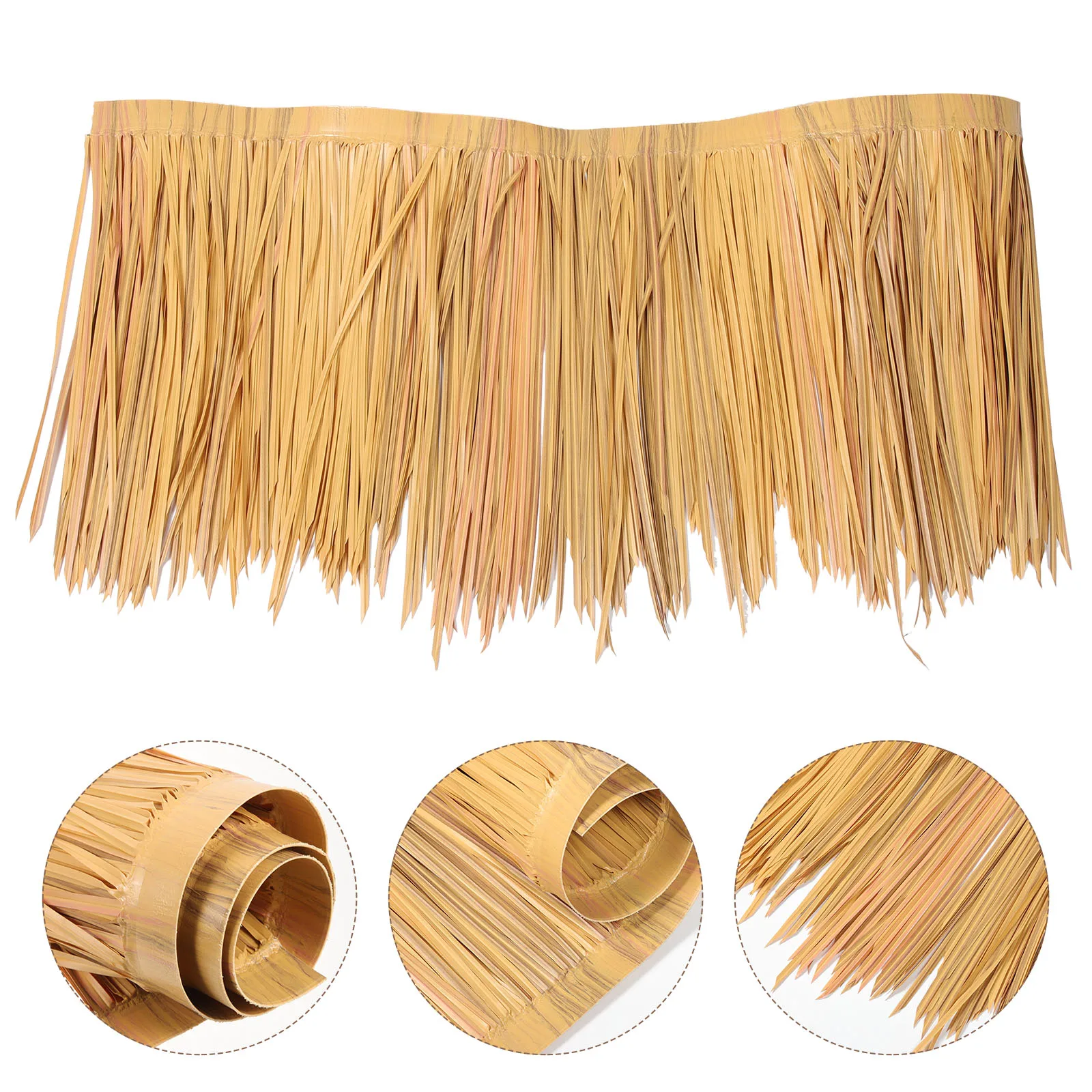 

Simulated Realistic Straw Roof Decor for Garden L scaping DIY Artificial Thatch Panel Artificial Thatch Panel Cover