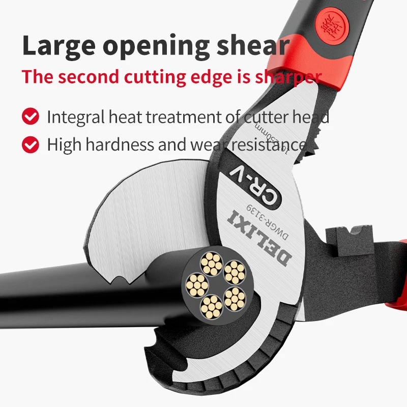 Cable shears, industrial grade wire strippers, electricians, special wire cutters, wire cutters, wire cutters, peeling pliers, c