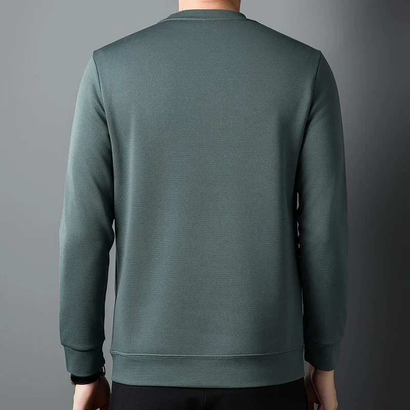 メンズ長袖セーター,断熱材付きトップス,ラウンドネック,多用途,新コレクション