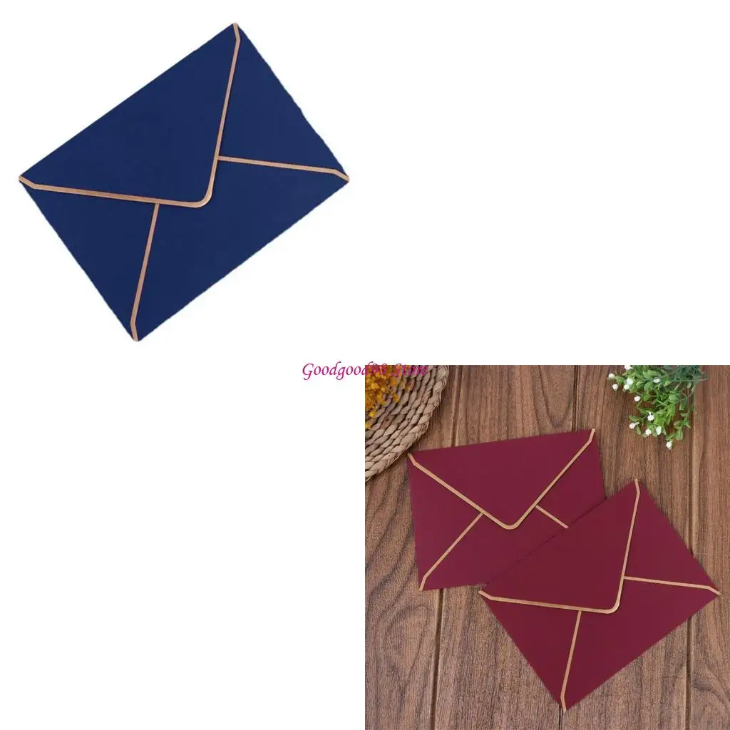 

Однотонный конверт 7 x 5 дюймов, винтажный бронзовый конверт для детского душа, свадьбы