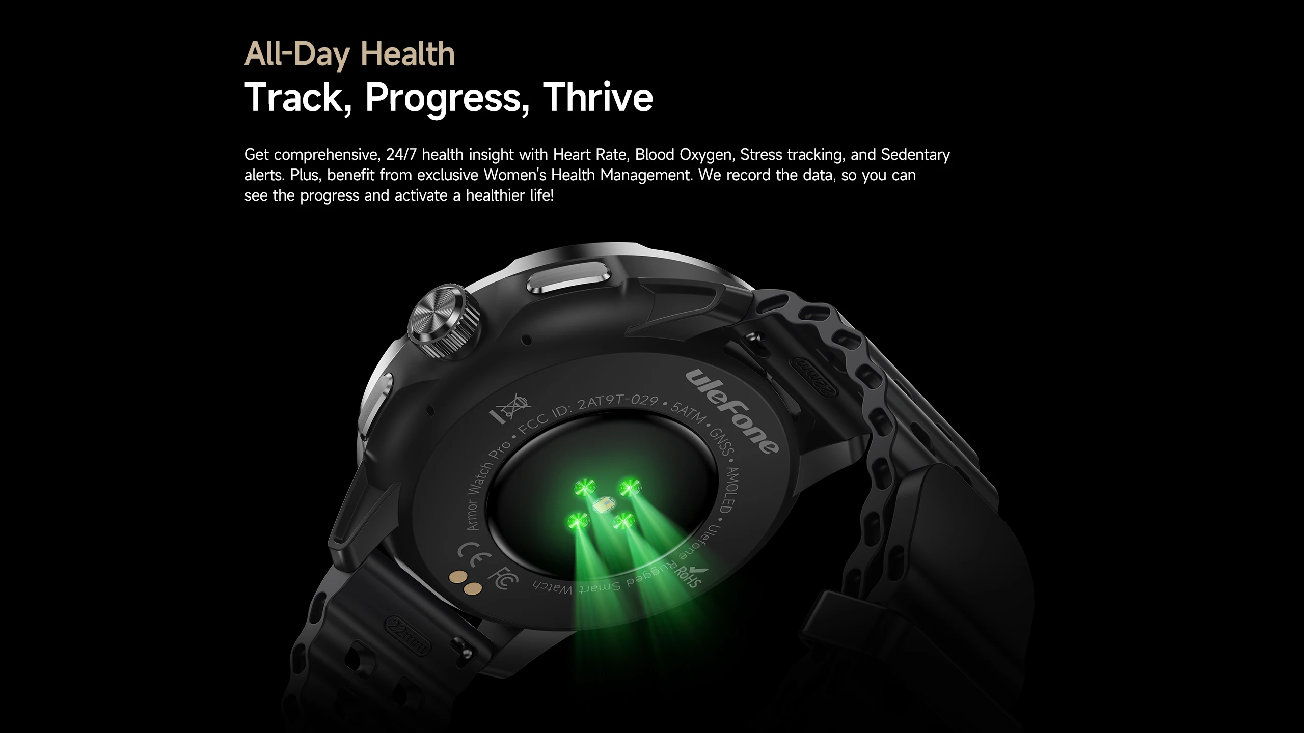 Ulefone Armor Watch Pro Smart Watch Android 410mAh Large Battery Smartwatch Man Woman GPS WIFI 1.5inch Larger Screen