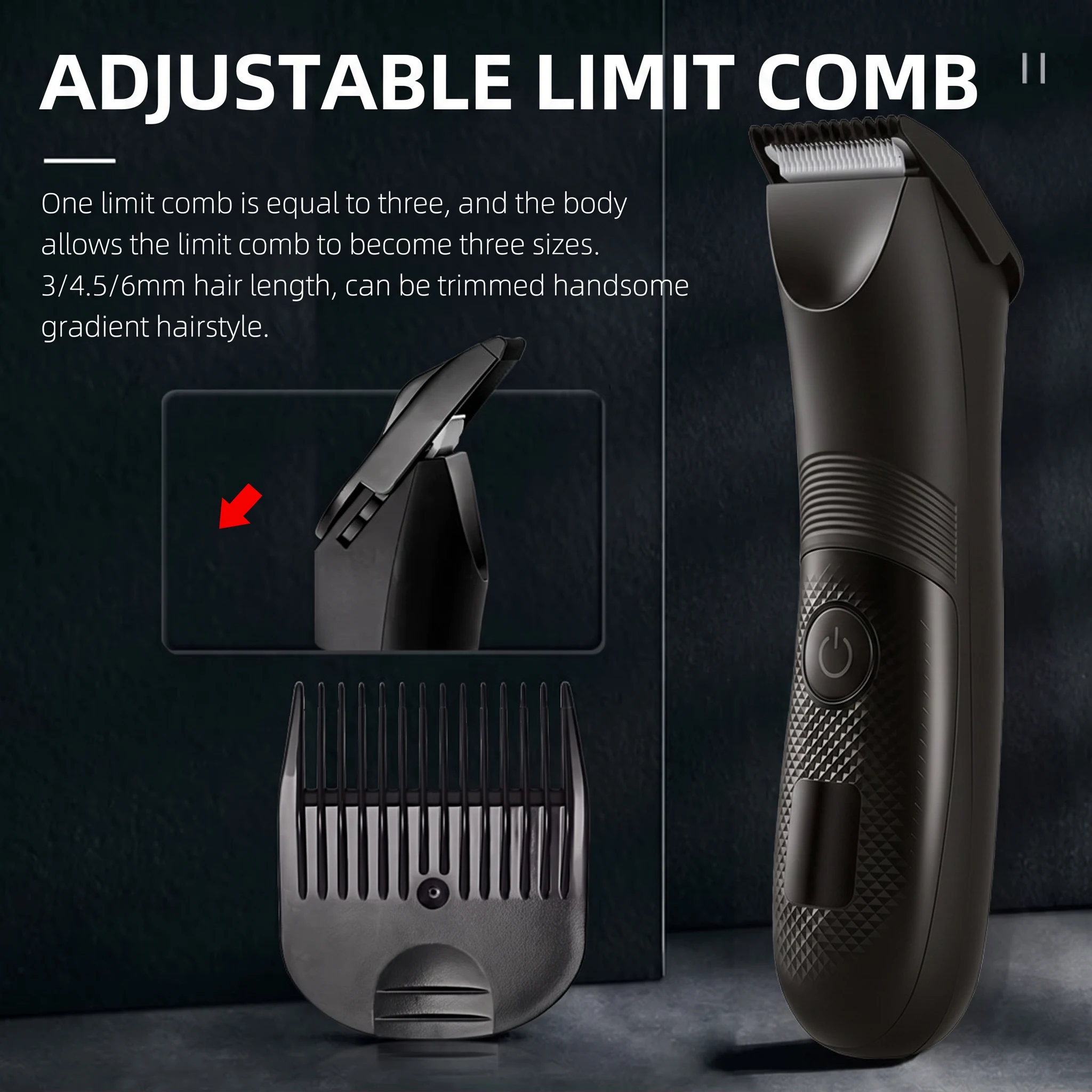 Intimate Pubic Hair Removal for Men Electric Groin Trimmer Male Shaver for Sensitive Areas Waterproof Safety Razor Body Hair