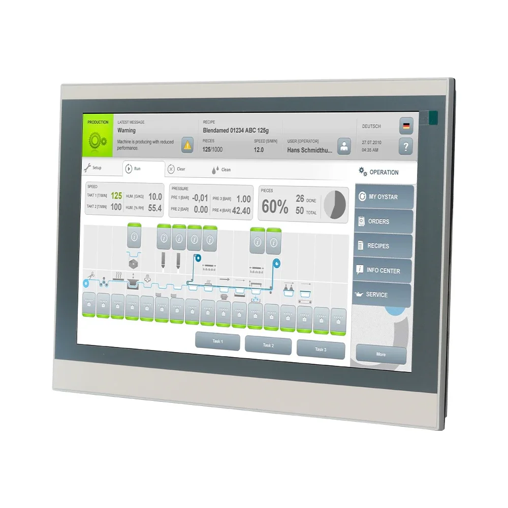 Resistive screen 15.6 inch AMX-HR1506IE HMI Touch Screen Ethernet Port for Weinview Delta Samkoon Mitsubishi Xinjie PLC