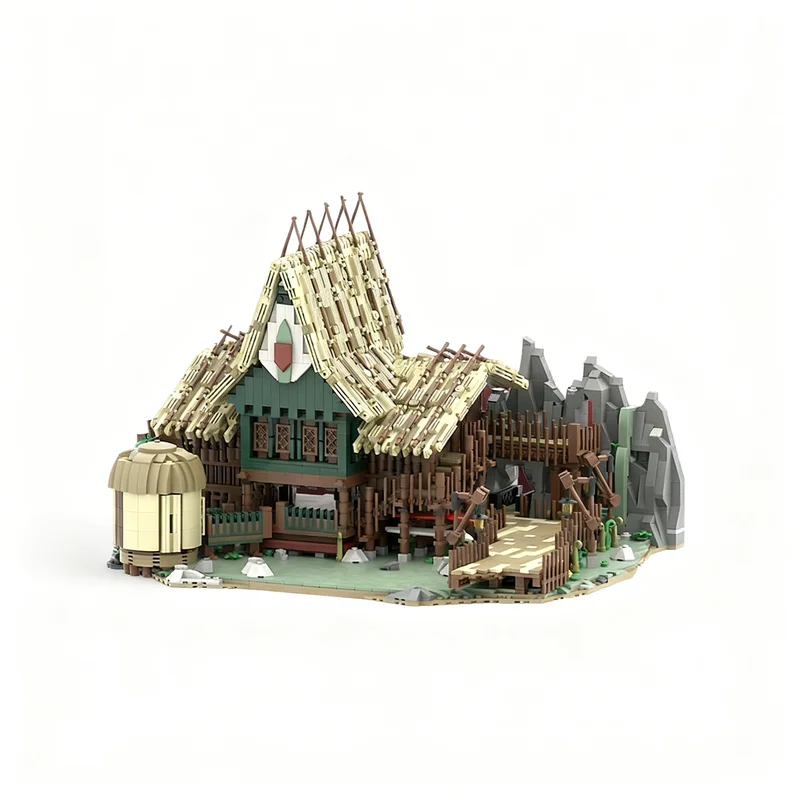 5083pcs MOC Volcano The Blast Coaster Pt1 Model Building Blocks Christmas Gift Toys Education Brick Craft 3D Art Collection