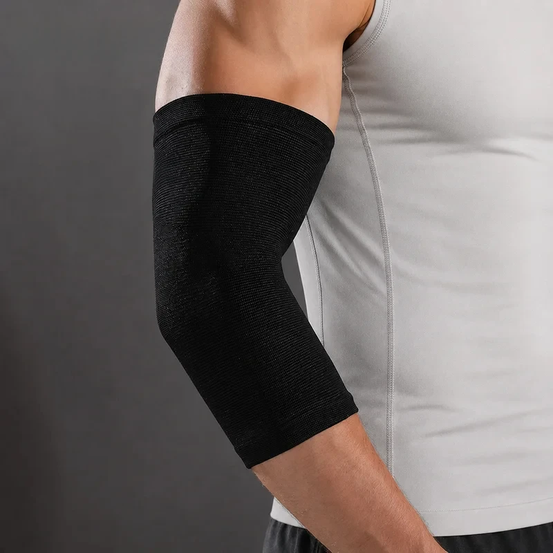 1 Pc Breathable Elbow Support Compression Elastic Arm Brace Nylon Arm Sleeve