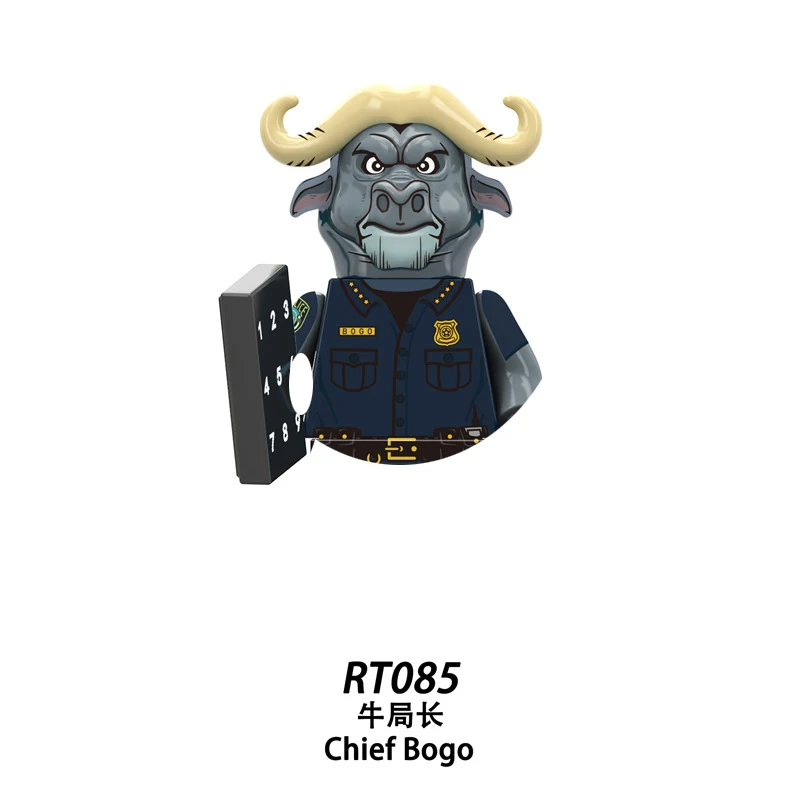 New Zootopia Bricks Snow Building Blocks Mini Action Figures Minifigures Collection DIY Educational Christmas Gifts For Children