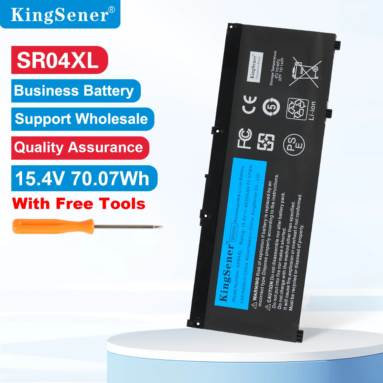 KingSener SR04XL Laptop-Akku für HP OMEN 15-CE 15-CB 15-CE015DX 15-CB014ur TPN-Q193 TPN-Q194 TPN-C133 HSTNN-DB7W 917724 -855