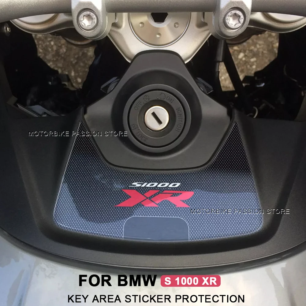 Motorcycle Accessories Oil Tank Sticker Key  Protection Gel 3D Carbon Fiber Decals for BMW S1000XR S1000 XR s1000xr Carbon Look