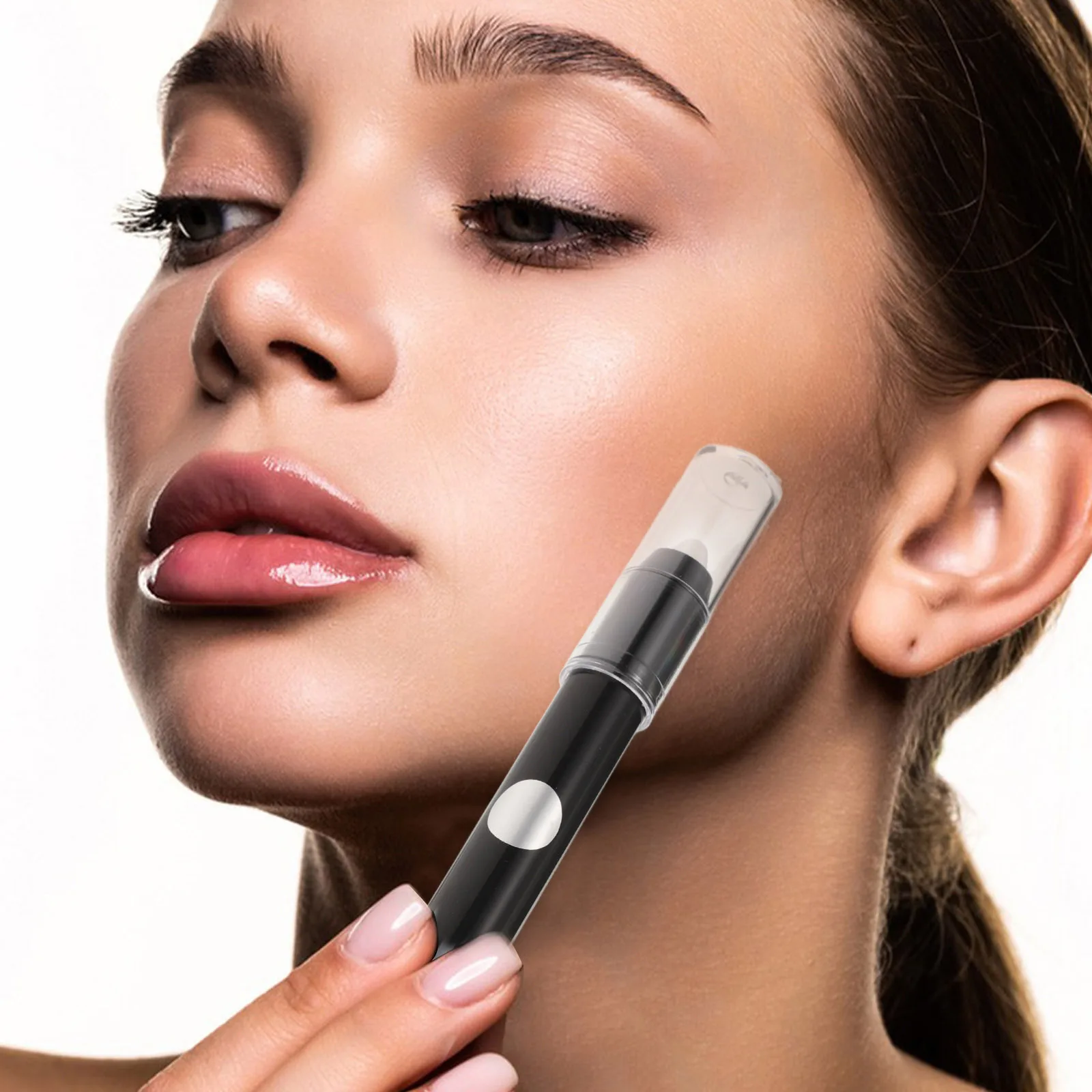 Highlighter Contour Stick Double End Face Shaper Concealer Paste Make-up Tool Stick Frauen verwenden täglichen Datum Brow Mapping Bleistift