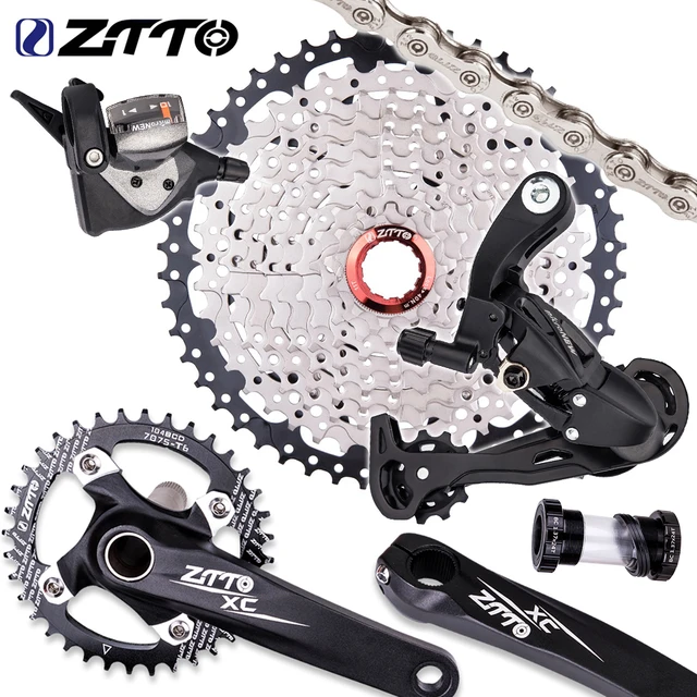 ZTTO 10 Speed Bicycle MTB Cassette Shifter Rear Derailleur Mountain Bike 1X10 Groupset single crankset system Chain Group set AliExpress 18