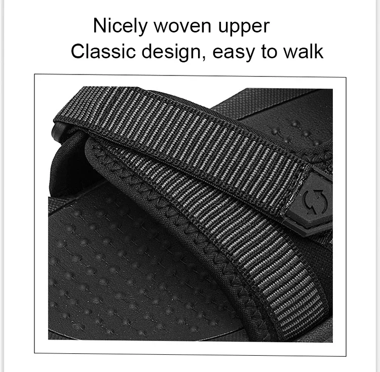 Bequeme Herren-Sandalen, Sommer, leicht, lässig, Outdoor, Strand, Urlaub, Hausschuhe, modische, atmungsaktive Schuhe, Größe 40–45 – Detail 7