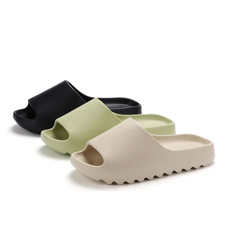 Women's Thick Platform Cloud Slippers Brand Design Soft Sole Outdoor Indoor Slide Woman 2025 Summer Eva Beach Sandals Flip Flops