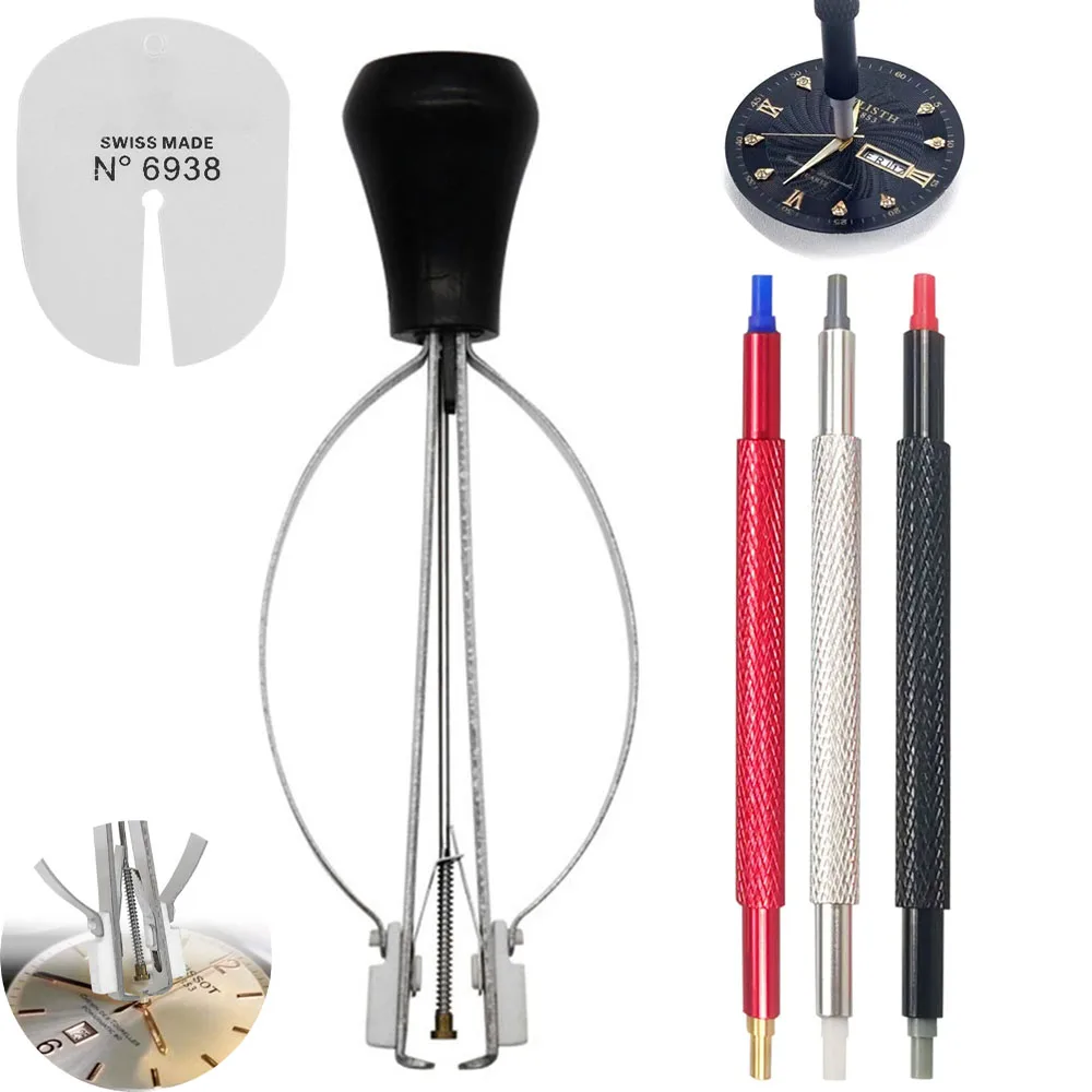 Watch Hand Remover Presser Opener Set Alloy Steel Fitter Needles Picker Puller Fitting Removal Watch Repair Tool Accessories Kit