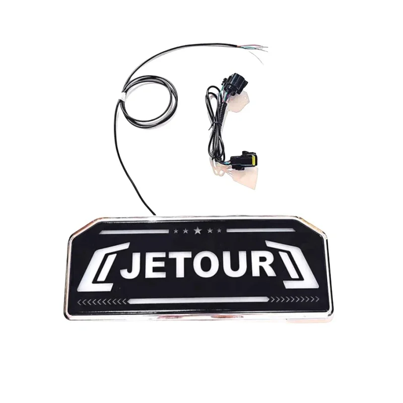 Fit for JETOUR Traveler T2 Car Spare Tire Cover Streamer Light Modified Tailgate Brake Light Off-road Warning Light Accessories