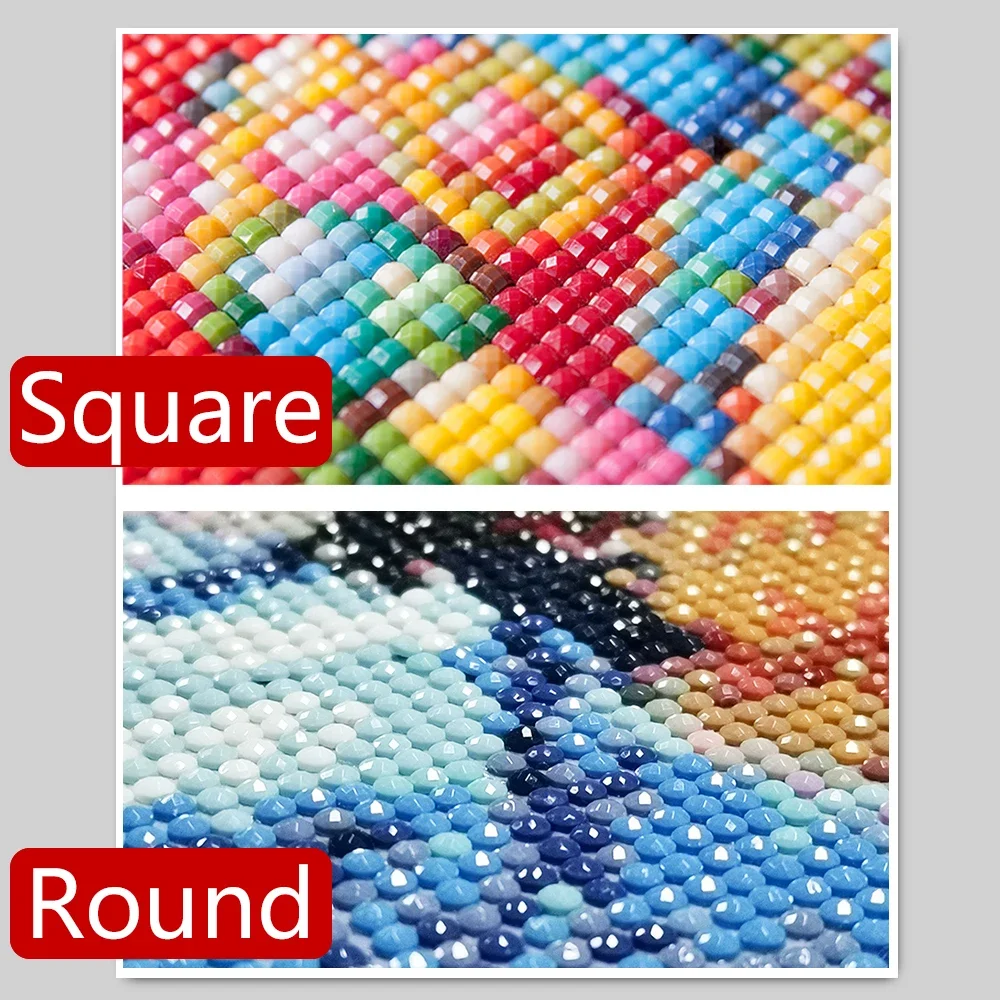 Frameless,5D DIY Square/Round Diamond Embroidery Skull Woman Mosaic Diamond Painting Personality Cross Stitch Rhinestone Home De - view 4