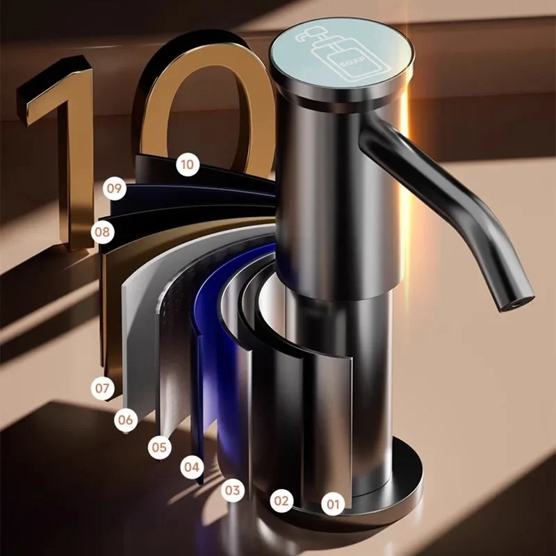 Soap Foam Shampoo Dispenser Automatic Kitchen Clear Sponge Shampoo Dispenser Wall Mounted Bagno Intelligente Bathroom Items