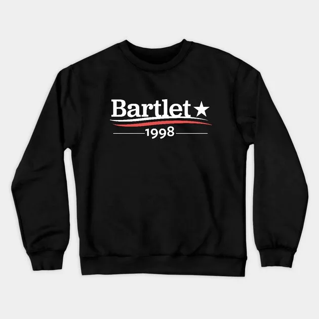 

Осенне-зимняя толстовка The West Wing Bartlet Tribute, «Bartlet 1998, графика» для модного образа