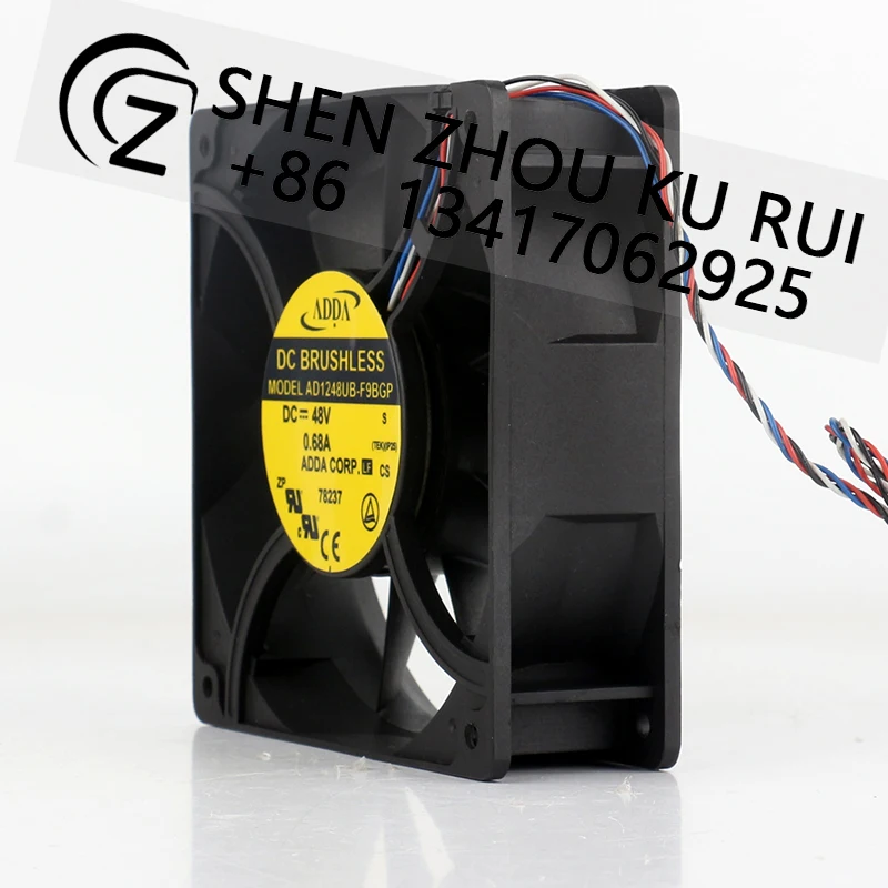 AD1248UB-F9BGP Original ADDA DC48V 0.68A  Converter Server Large air volume  cooling fan 12038 120X120X38MM