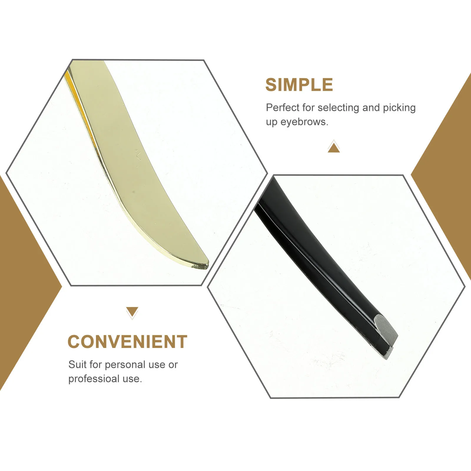 Pinça de aço inoxidável grande barriga clipe modelador clipes ferramenta de maquiagem feminino sobrancelha clipper profissional uso pessoal longa duração