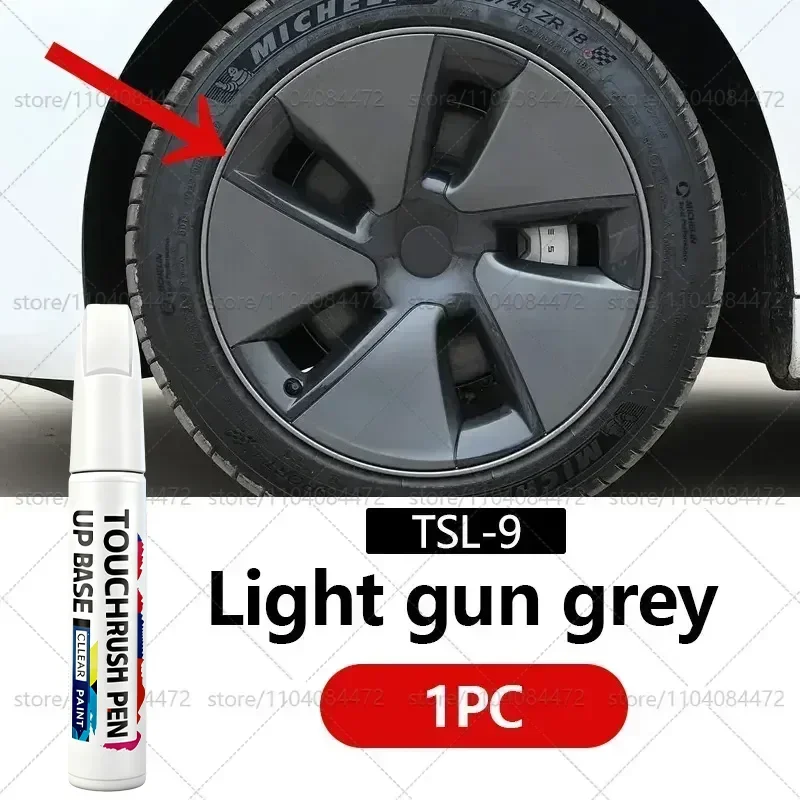 Car Wheel Hub Paint Pen For Tesla Model 3 Y X S Rim Scratch Repair Marker Waterproof Touch Up Pen Silver Matte Black Matte Grey - view 4