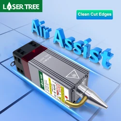 LASER TREE 10W Laser Head with Air Assist 450nm TTL Blue Light Laser Module for CNC Laser Engraving Cutting  Machine DIY Tools