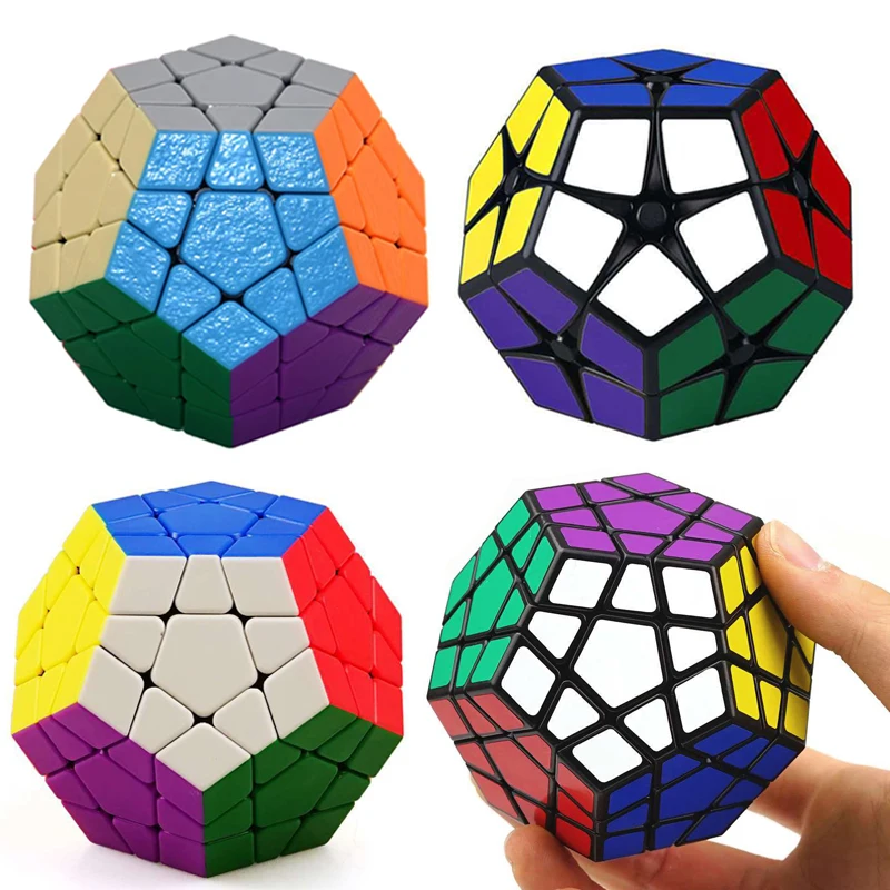 Variety ShengShou Gigaminx Megaminx Dodecahedron Magic Speed Cube 3X3X3 2X2X2 Difficult Brain Teasers Puzzle Educational Toys