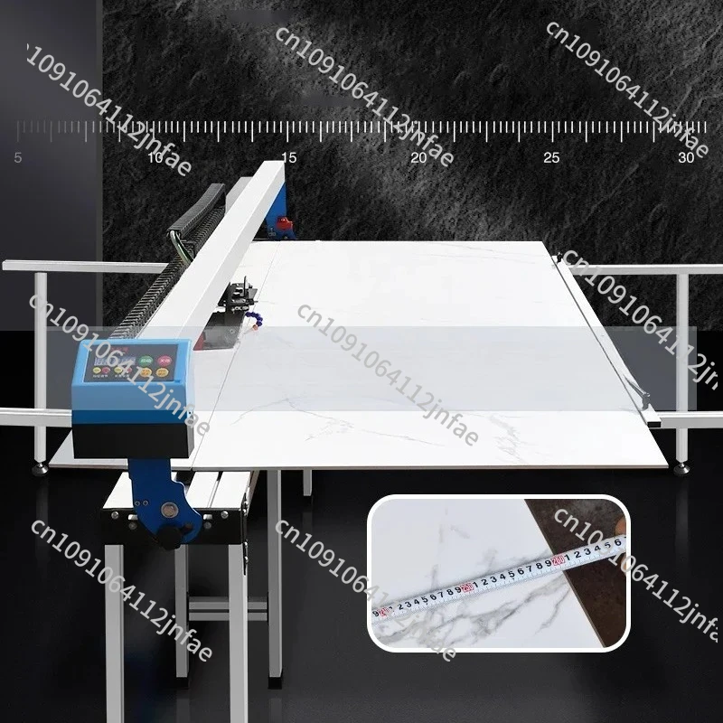 2300W Automatic Ceramic Tile Cutting Machine - 1250-1850mm Positioning, Slotting & Chamfering Tool for Decoration