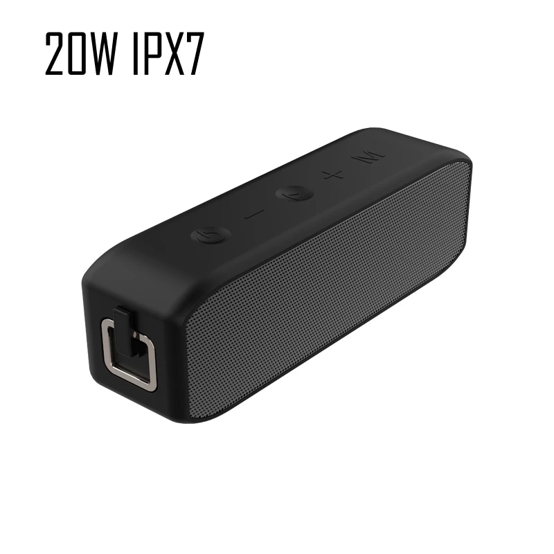 

20W Boombox Stereo Bass Durable Portable IPX7 Waterproof Wireless Bluetooth Speaker for Outdoor Travel with TF Card