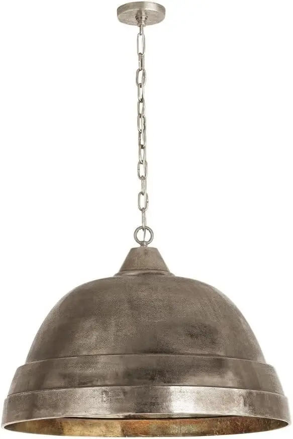 Cast Aluminum Industrial Metal Dome Pendant, 1-Light 100 Watts, 20