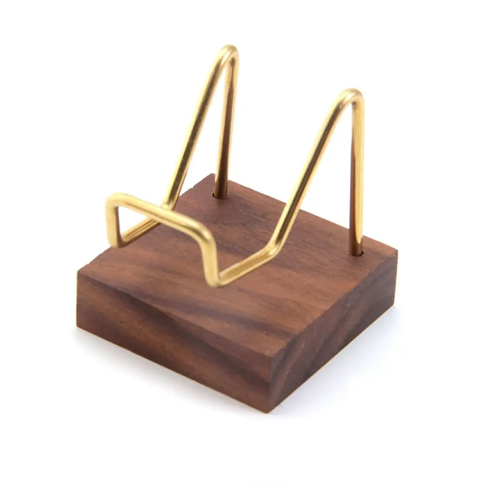 

Metal Arm Ores Agate Rocks Home Decoraition Mineral Stand Display Holder Rack Wood Support Base