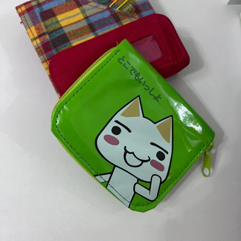 Kawaii Toro Katze Klassische Münzbörse Inoue Toro Kartentasche Kurze Geldbörse Aufbewahrungstasche Anime-Zubehör ID-Set Aufbewahrungstasche Mädchen-Geldbörse – Detail 3
