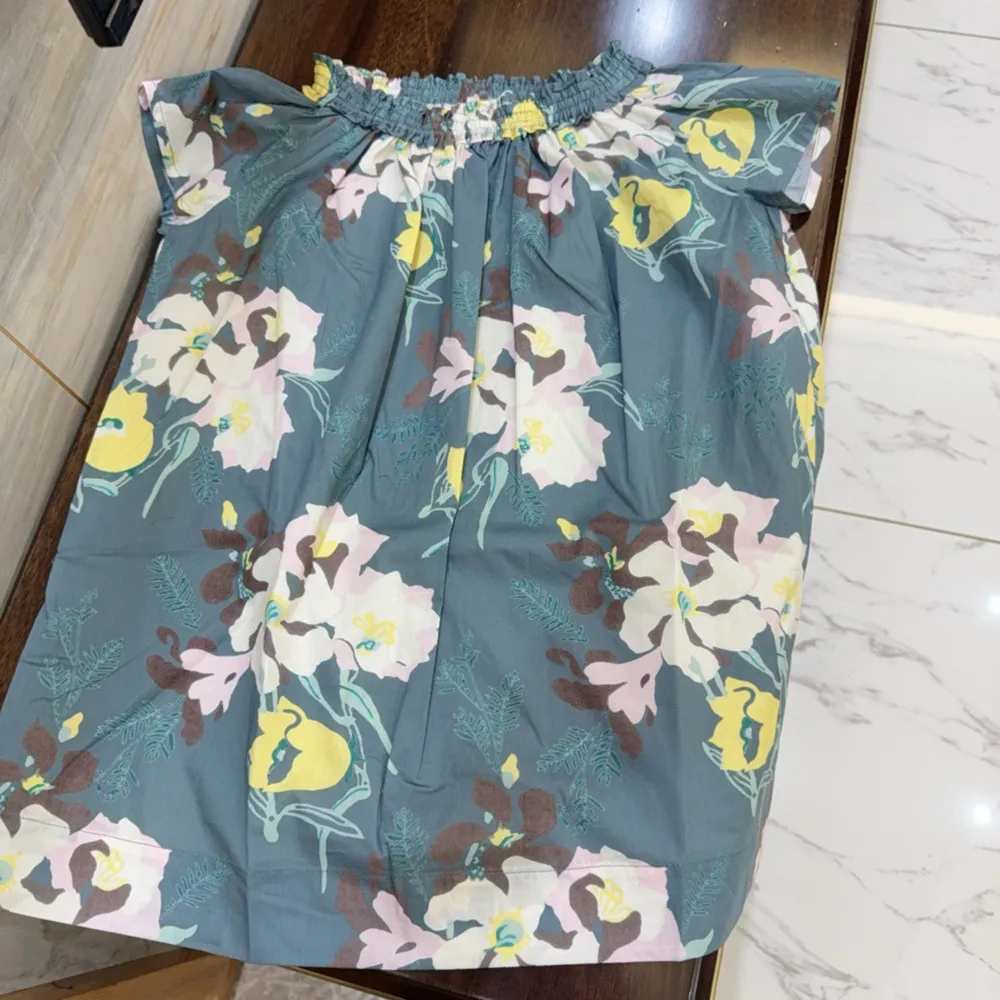 French style girls' dress Summer printed short sleeved dress loose and comfortable dress
