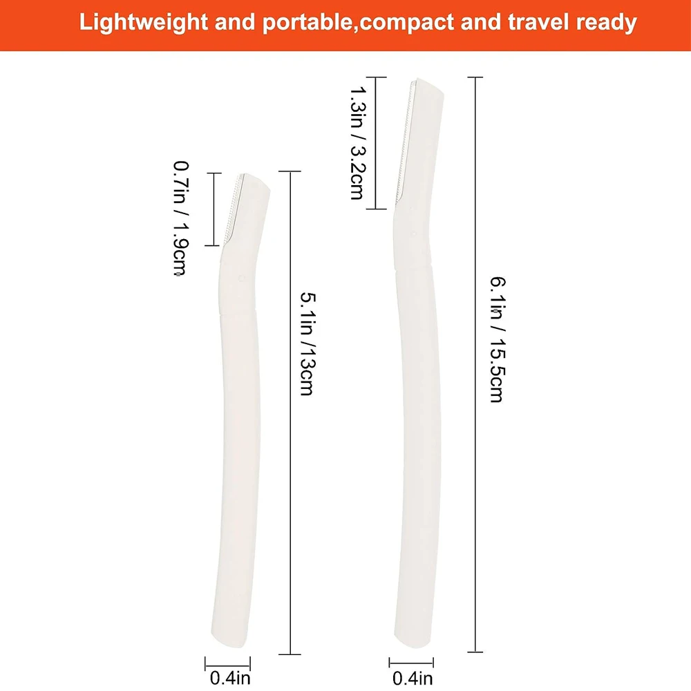 Rasoir à lame portable pour épilation des sourcils, rasoir de visage, coupe-épilation, rasoir de sécurité, outil de maquillage pour femme, 1 pièce, 2 pièces