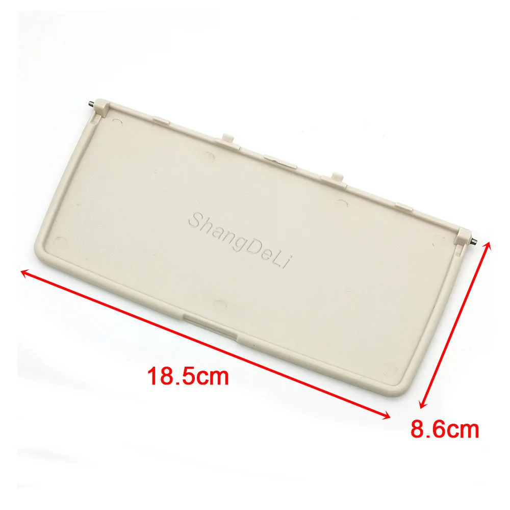 Off-white Sun Visor Makeup Mirror Cover Sun Shield Sunshade Replacement Accessories Fit for Honda CRV 2007- 2017