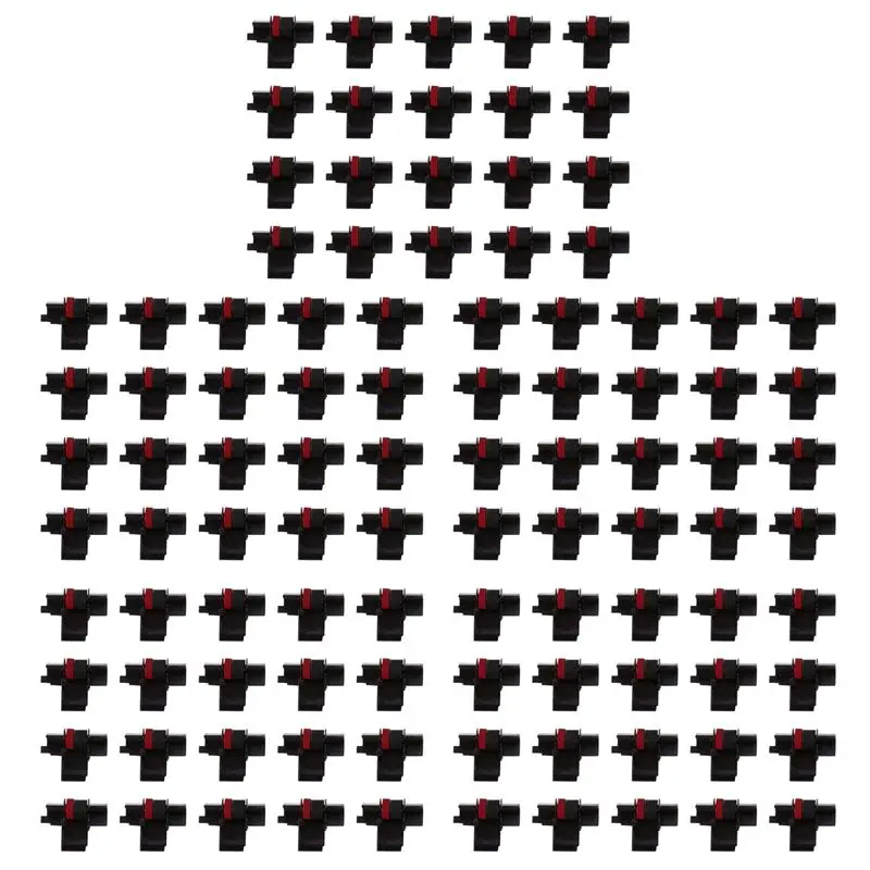 M51K-IR-40T (100 Pack) Compatible Calculator Printer Ribbons Ink Roller - Black & Red