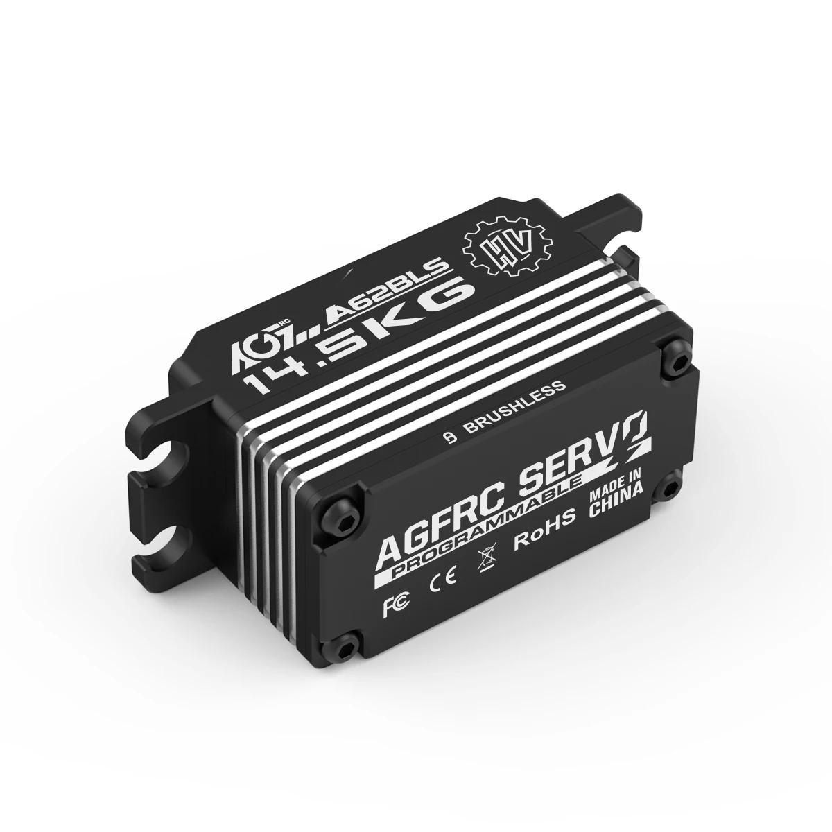 AGFRC A62BLS 14.5KG Brushless Short Body Servo Digital Metal Case Gear Motor for 1/8 1/10 RC Drifting Car On Road Off Road Truck