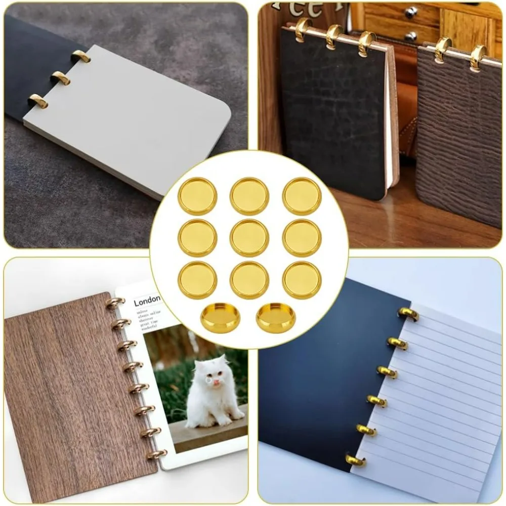 11Pcs Aluminium Alloy Binding Discs for Notebooks