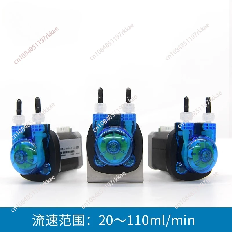KPAS100 miniature chemical dosing pump stepper motor nema 17 14 peristaltic pump for  microplate reader