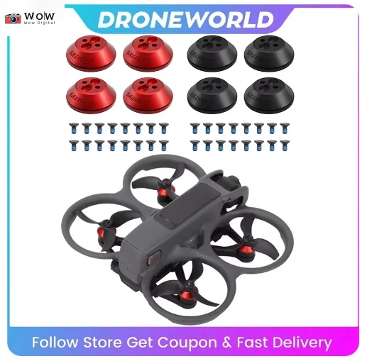 Motor Cover Cap for DJI Avata 2 Drone Aluminum Alloy Protection Guard Dust-proof Engine Protector Anti-scratch Accessories